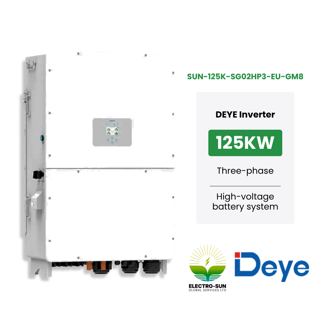 Deye 125kW Three-Phase | SUN-125K-SG02HP3-EU-GM10